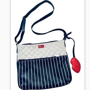 Luv Betsey, Betsey Johnson Crossbody Purse, Black And White